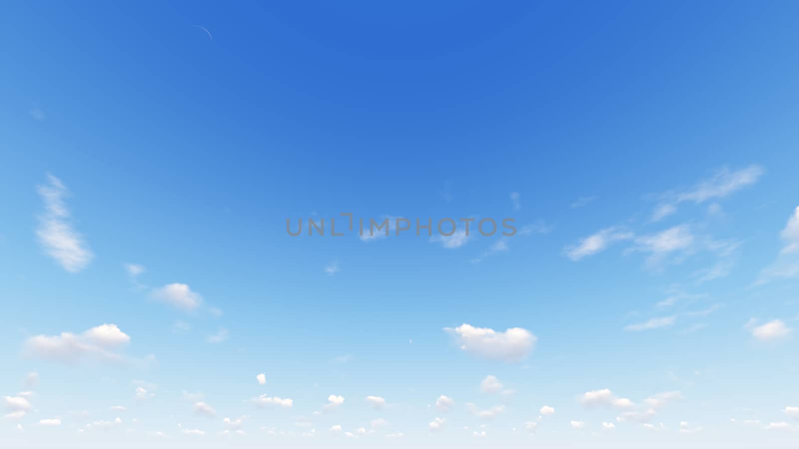 Cloudy blue sky abstract background, blue sky background with tiny clouds, 3d rendering

