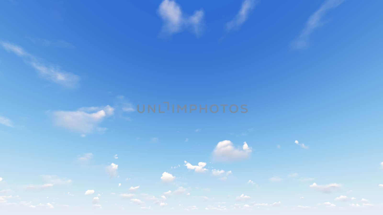 Cloudy blue sky abstract background, blue sky background with tiny clouds, 3d rendering

