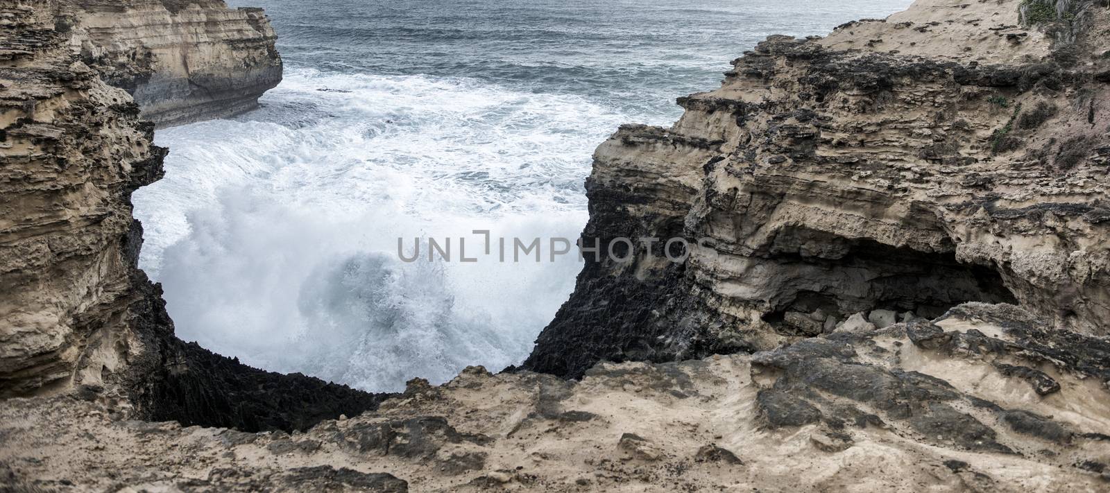 The Grotto in the Port Campbell National Park. Great Ocean Road in Victoria, Australia.