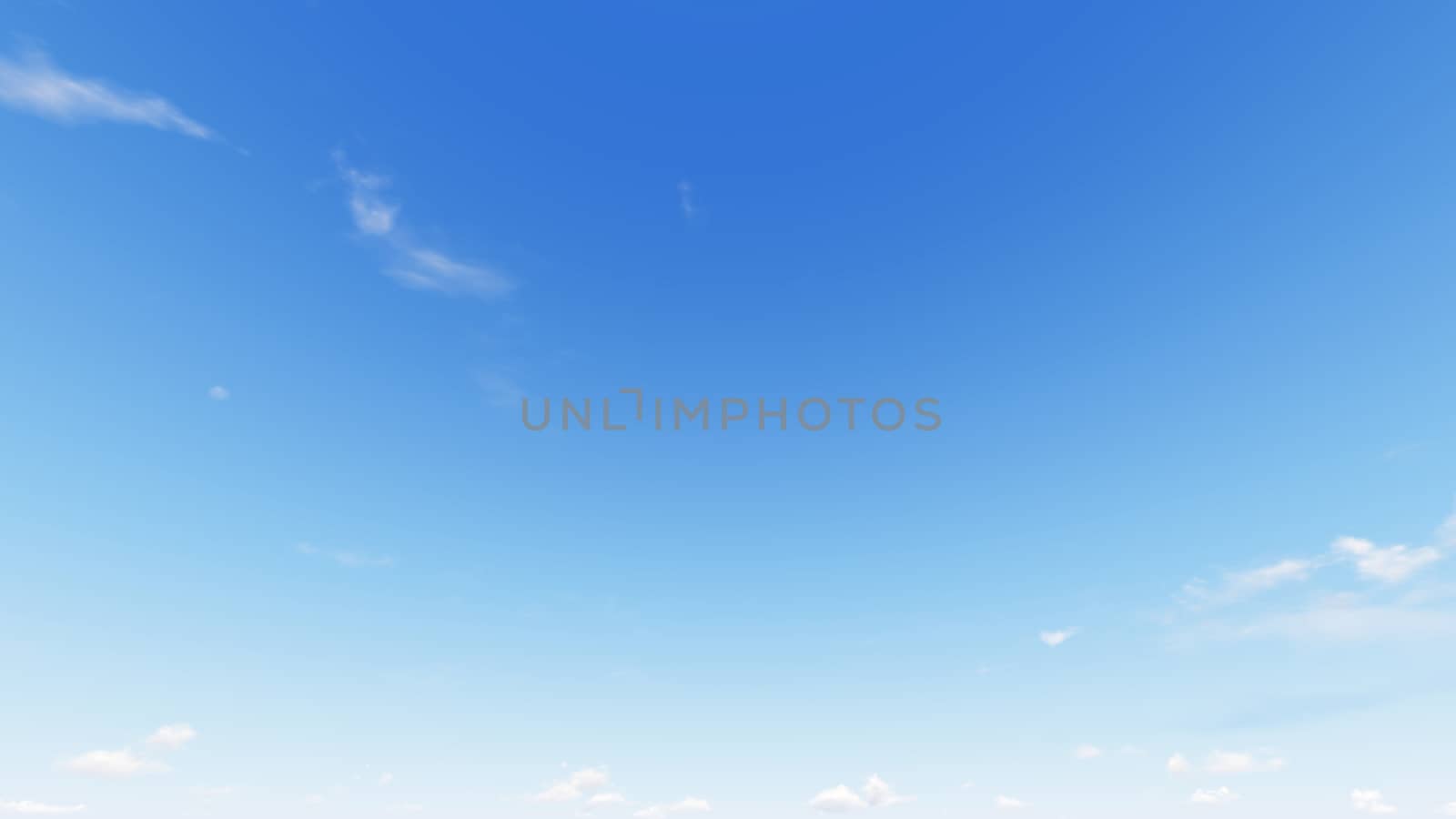 Cloudy blue sky abstract background, blue sky background with tiny clouds, 3d rendering

