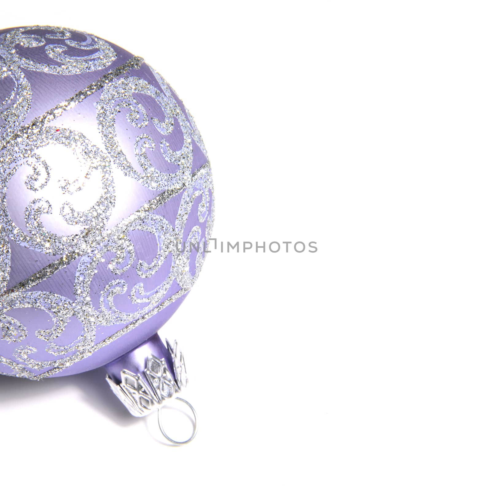 Christmas ornament isolated on white