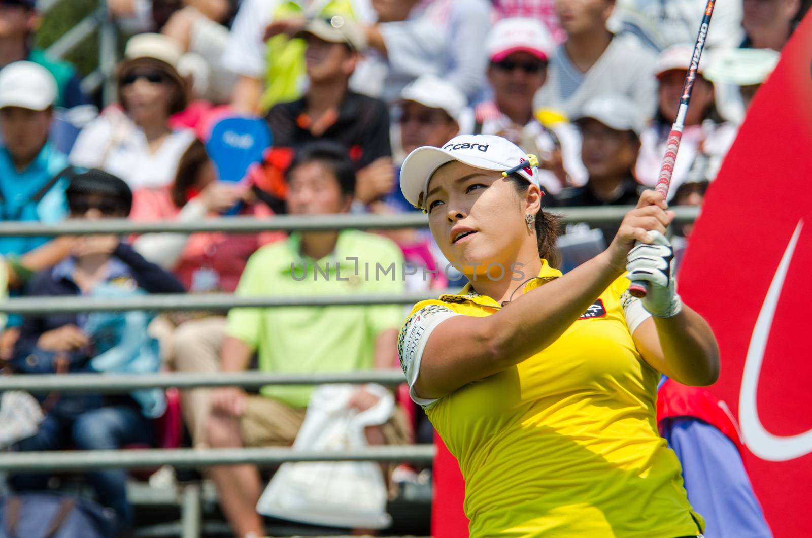 Ha Na Jang of South Korea in Honda LPGA Thailand 2016 by chatchai