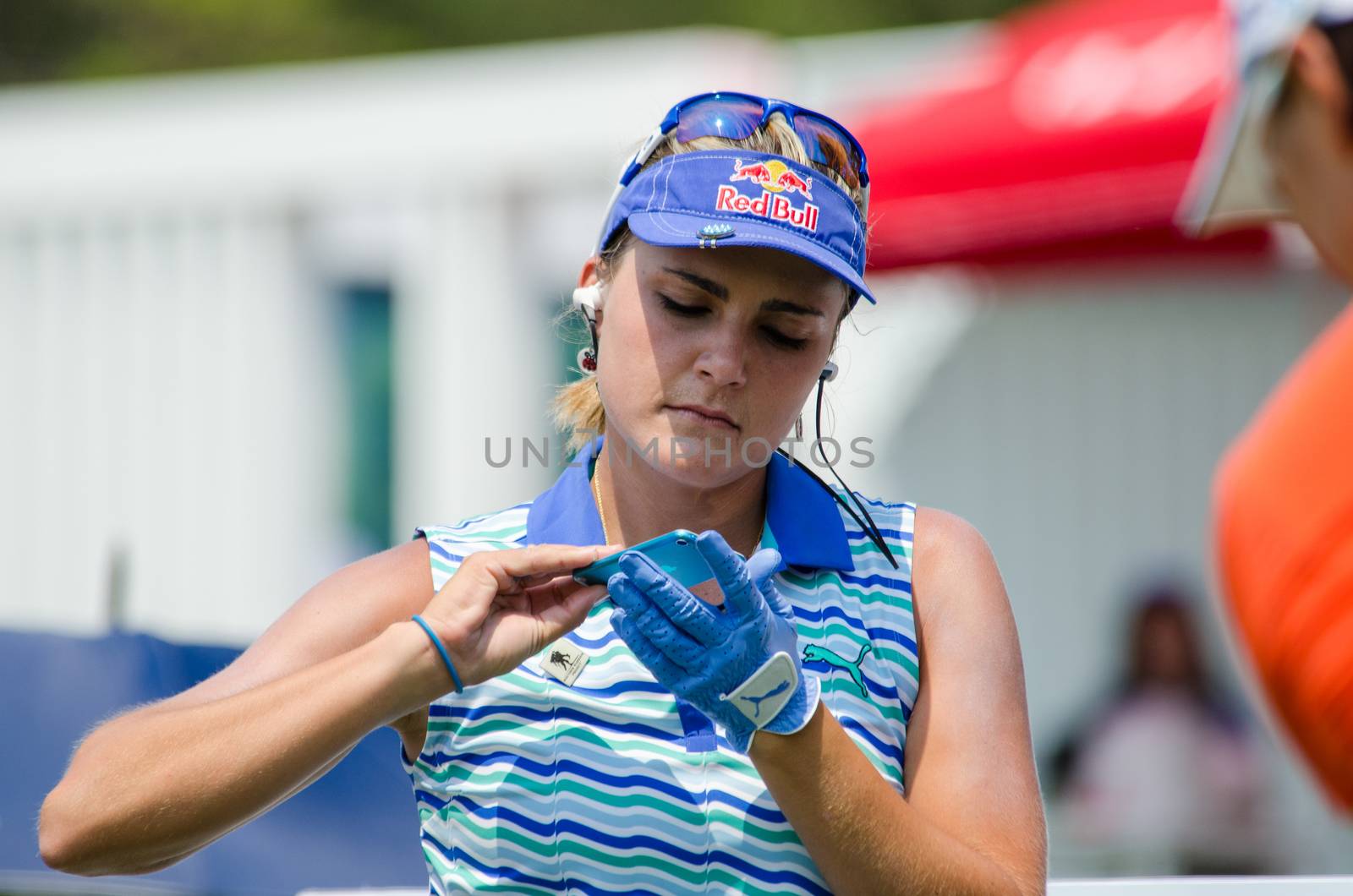 CHONBURI - FEBRUARY 28 : Lexi Thompson of USA champion of Honda LPGA Thailand 2016 at Siam Country Club, Pattaya Old Course on February 28, 2016 in Chonburi, Thailand.