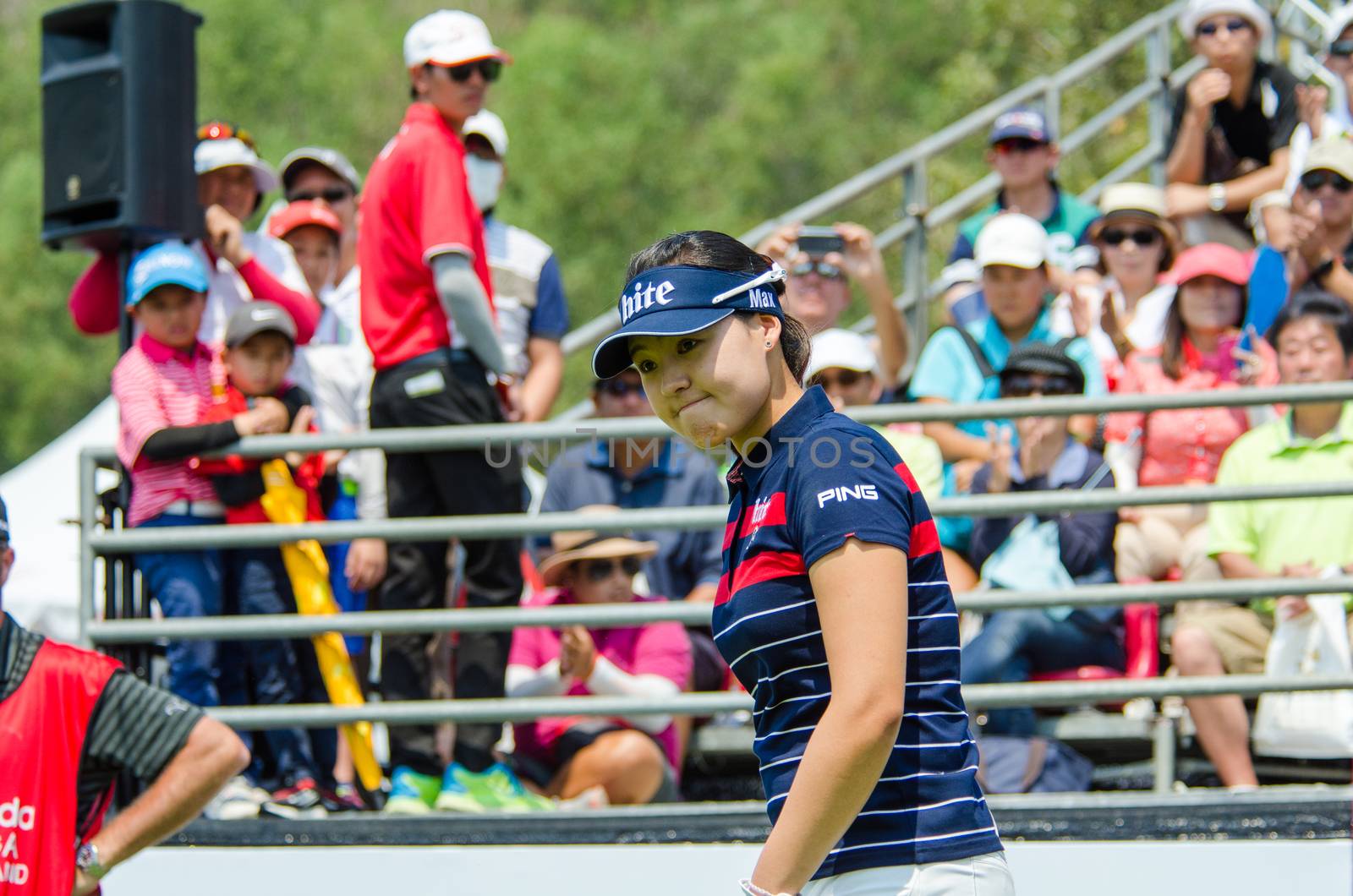 CHONBURI - FEBRUARY 28 : In Gee Chun of South Korea in Honda LPGA Thailand 2016 at Siam Country Club, Pattaya Old Course on February 28, 2016 in Chonburi, Thailand.