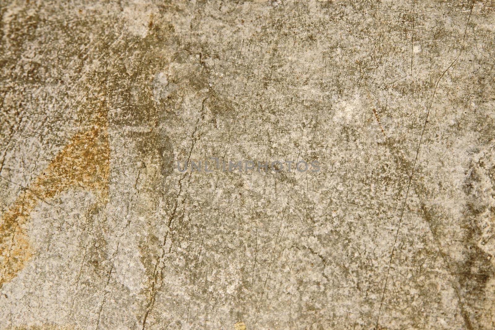 Close up photo of old rusty galvanized iron sheet texture.