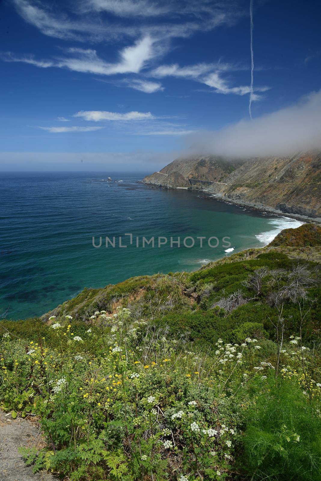 a view of california coast highway