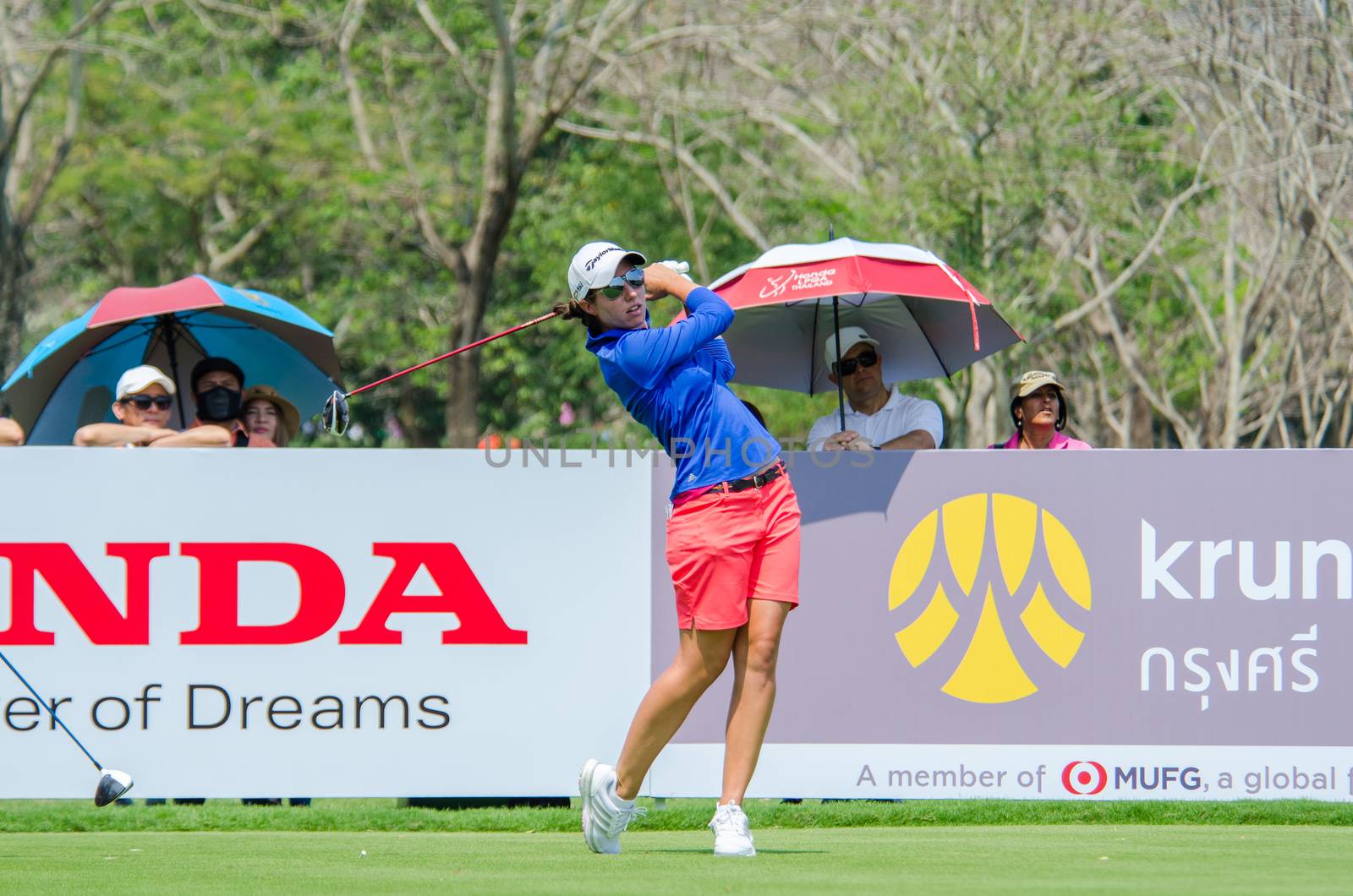Carlota Ciganda of USA in Honda LPGA Thailand 2016 by chatchai