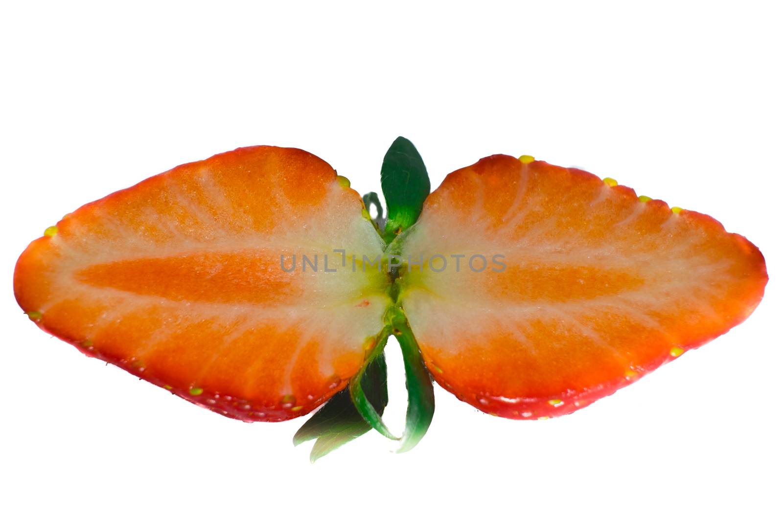 Strawberry isolated on white background