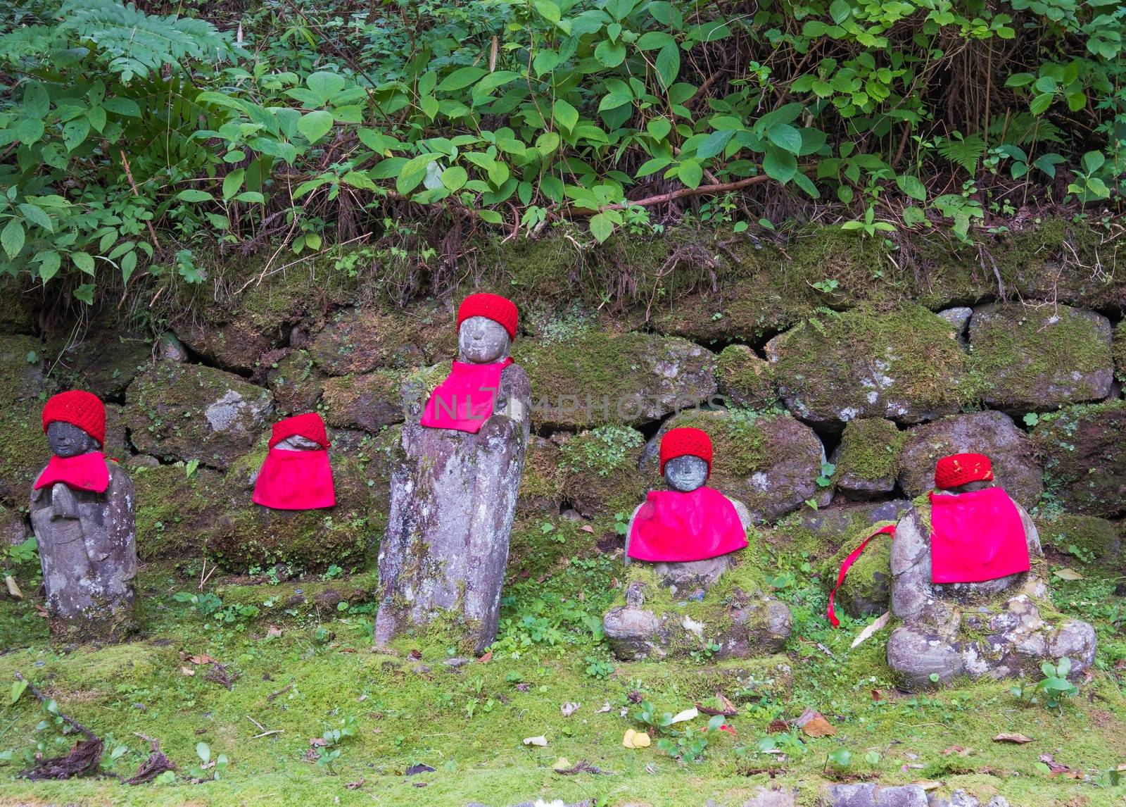 Jizo Statues in Nikko,JAPAN