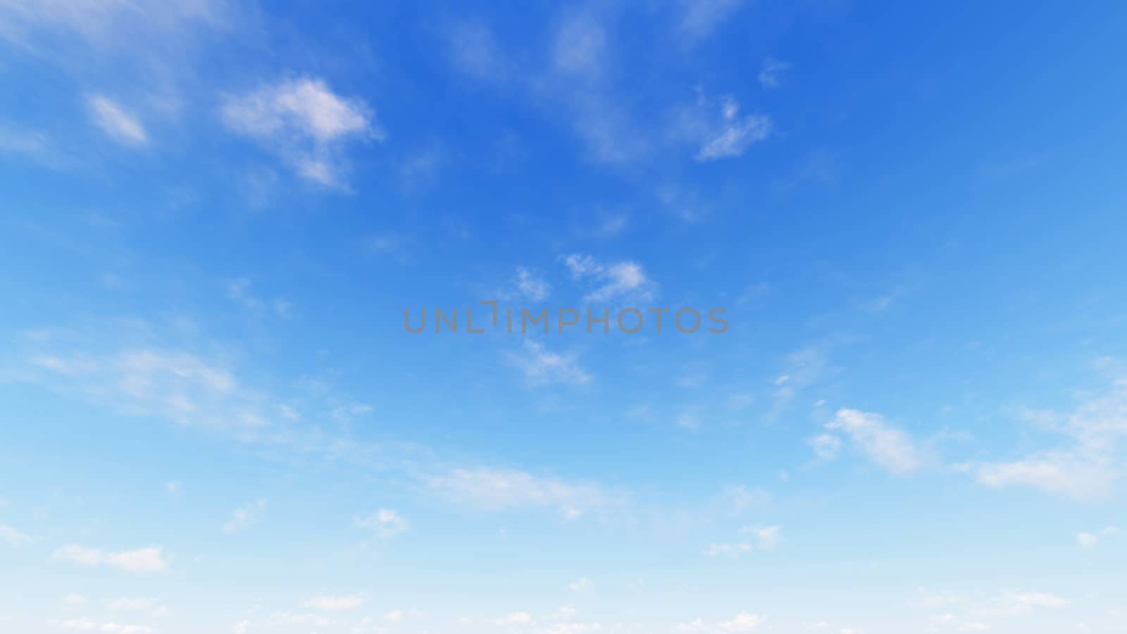 Cloudy blue sky abstract background, blue sky background with tiny clouds, 3d rendering

