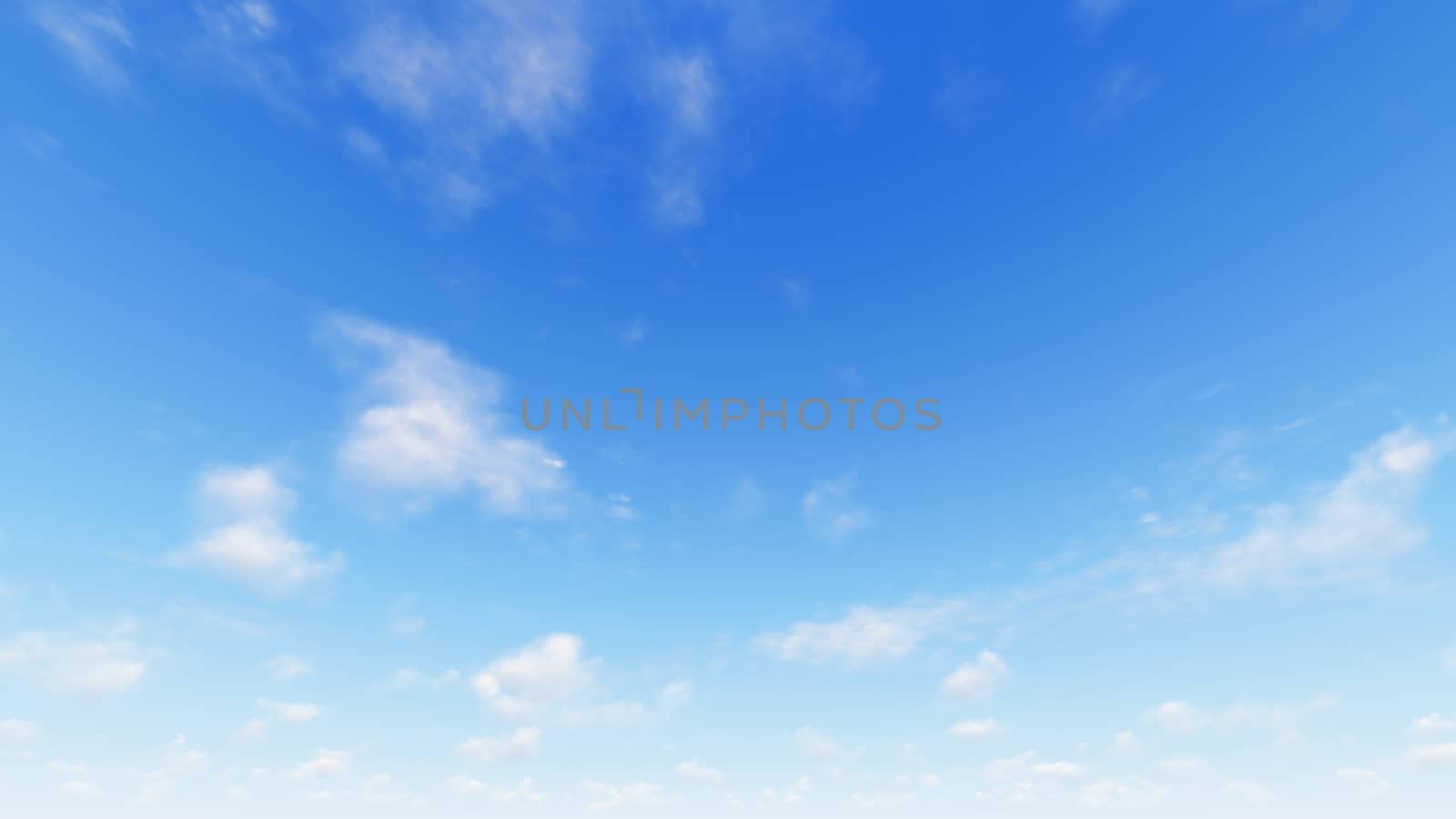 Cloudy blue sky abstract background, blue sky background with tiny clouds, 3d rendering

