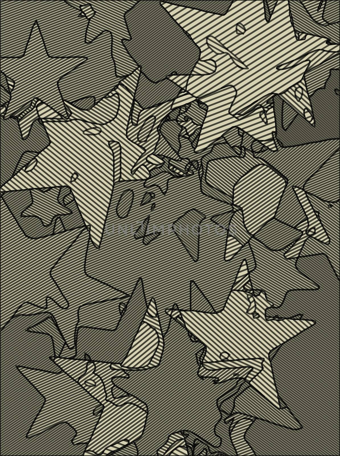 Abstract background full of stars for design and print by skrotov