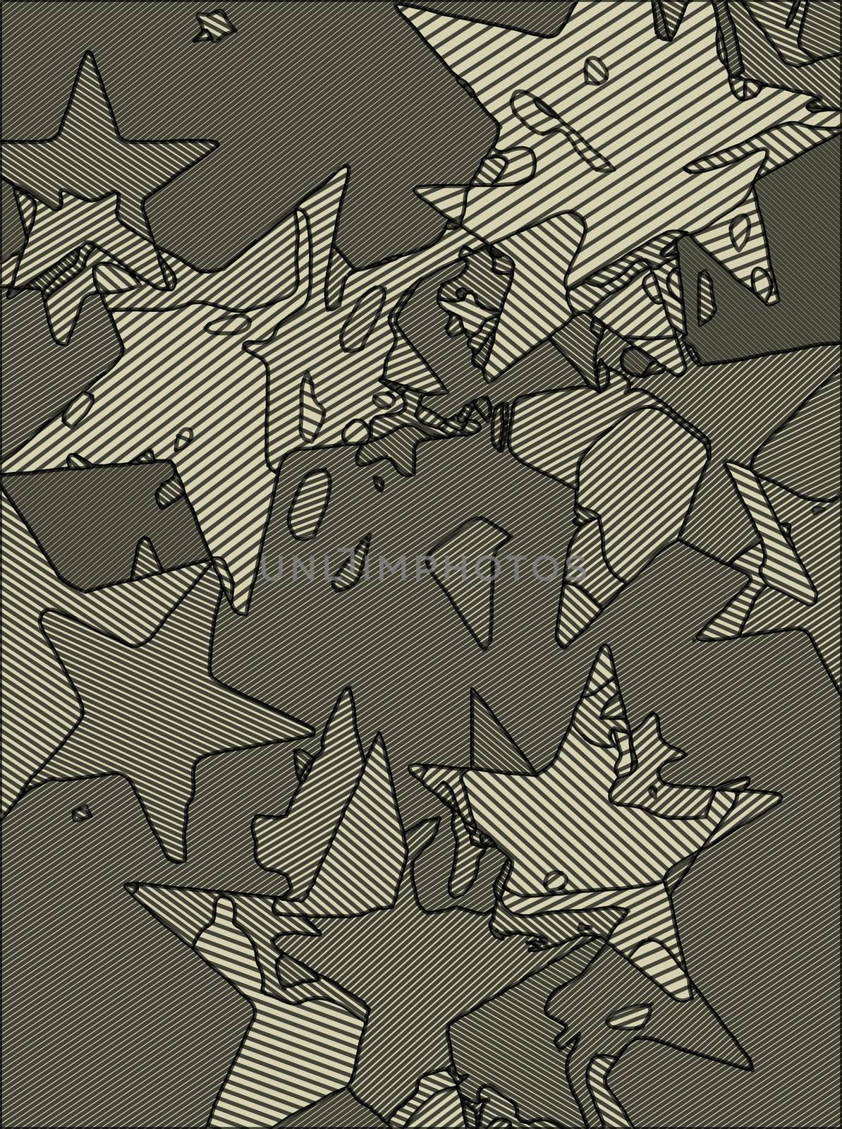 Abstract background full of stars for design and print by skrotov