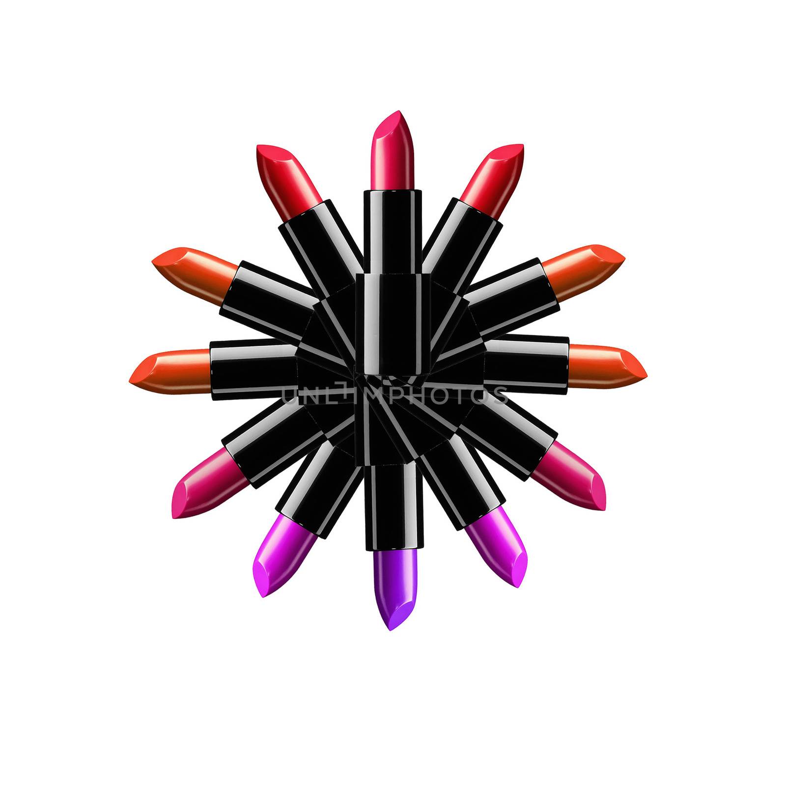 beauty and fashion illustration - cosmetics logo by GGillustrations