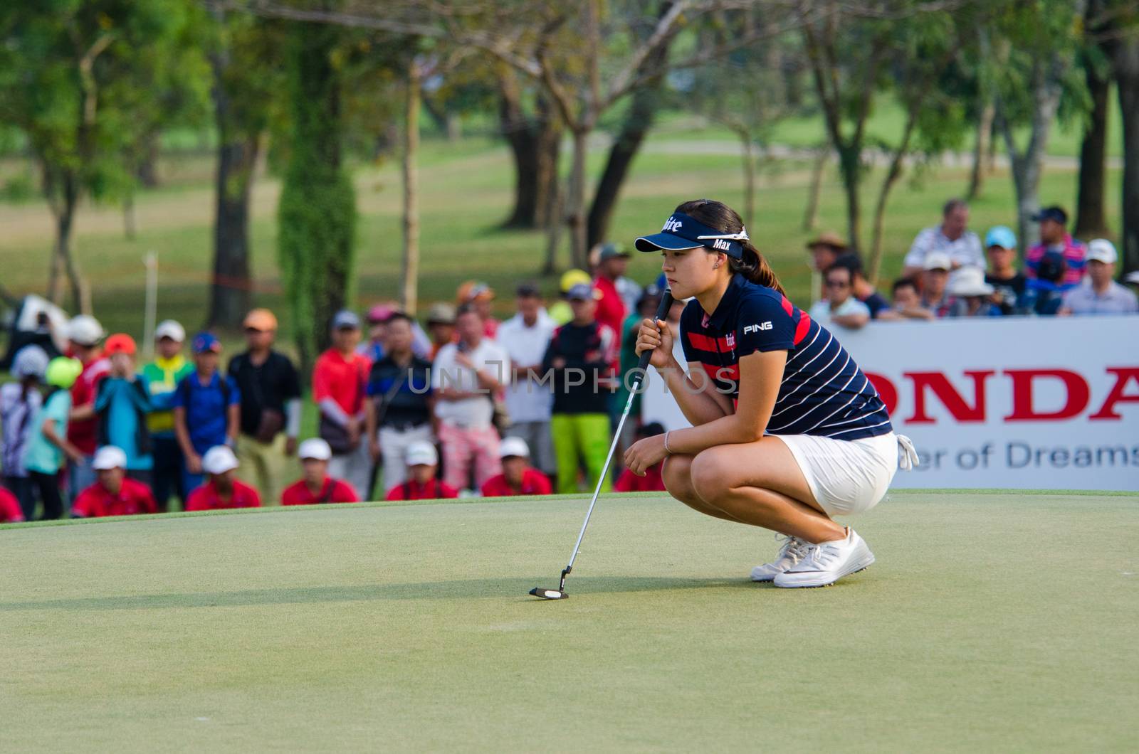 CHONBURI - FEBRUARY 28 : In Gee Chun of South Korea in Honda LPGA Thailand 2016 at Siam Country Club, Pattaya Old Course on February 28, 2016 in Chonburi, Thailand.