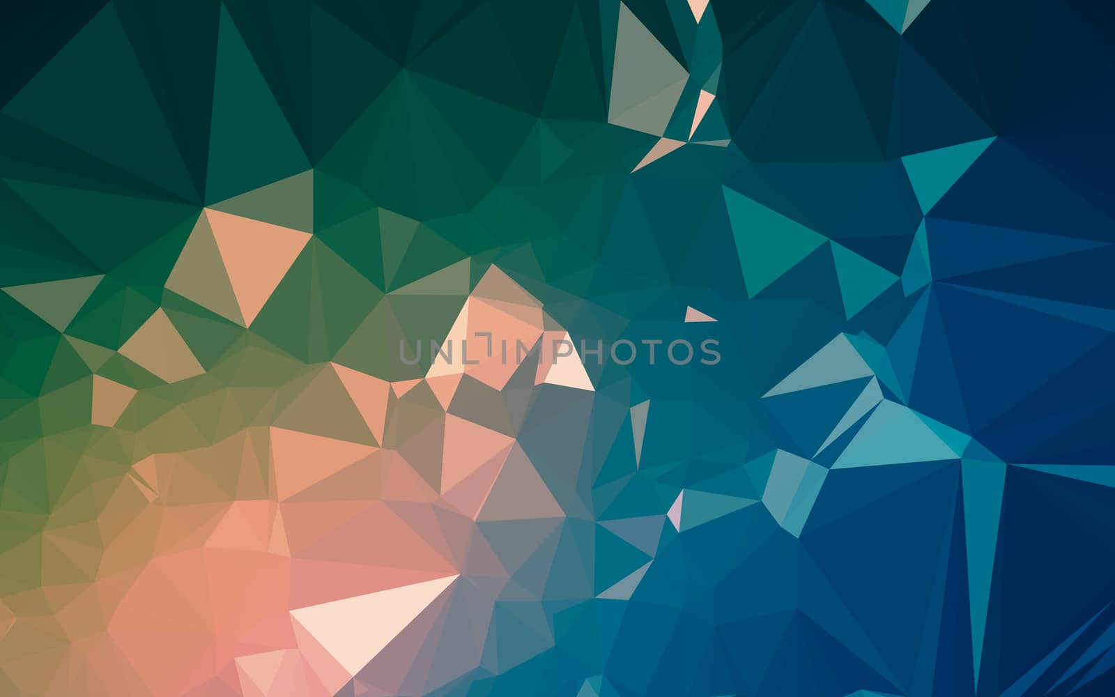 Abstract low poly background, geometry triangle, mosaic pastel color background