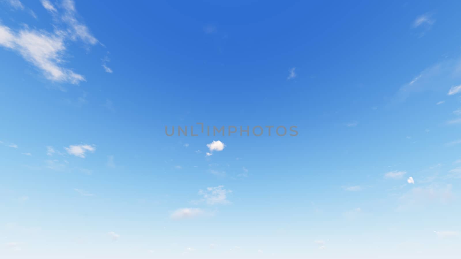 Cloudy blue sky abstract background, blue sky background with tiny clouds, 3d rendering

