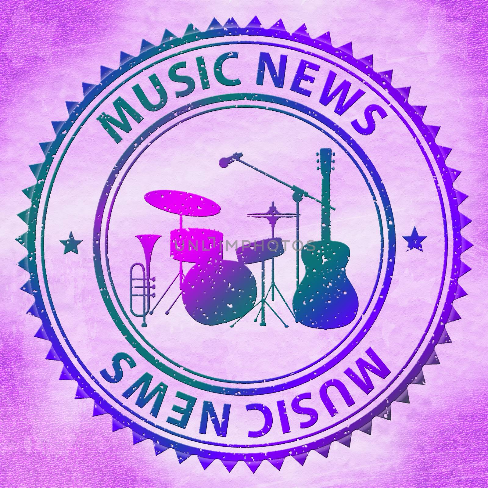 Music News Indicating Social Media And Article