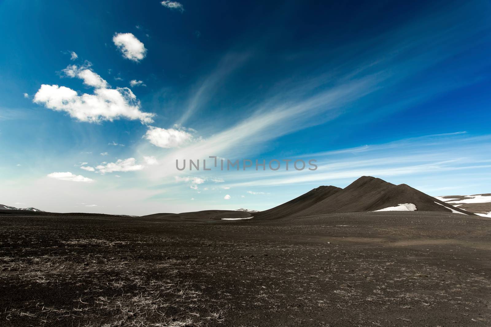 Lunar landscape in Iceland 