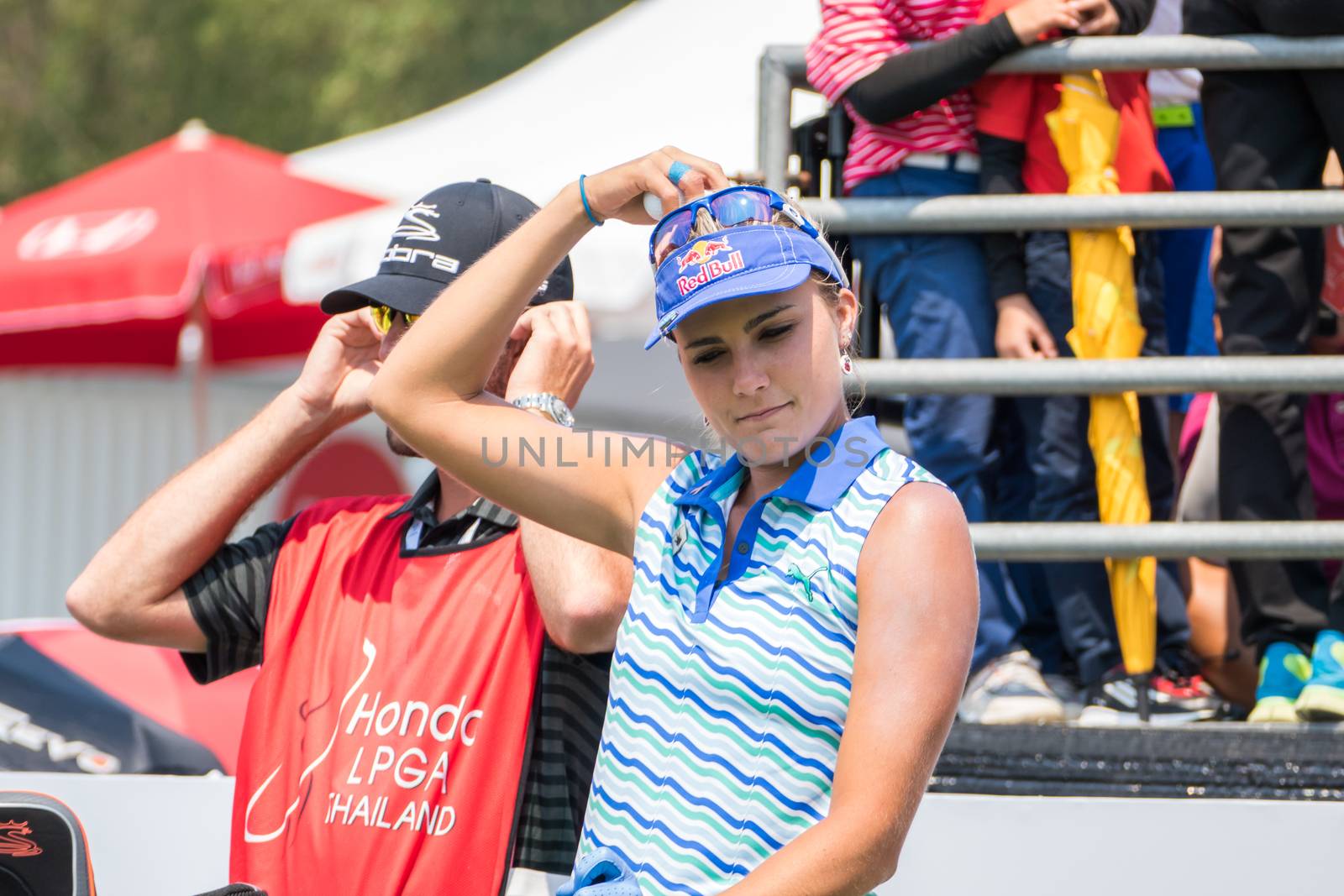 CHONBURI - FEBRUARY 28 : Lexi Thompson of USA champion of Honda LPGA Thailand 2016 at Siam Country Club, Pattaya Old Course on February 28, 2016 in Chonburi, Thailand.