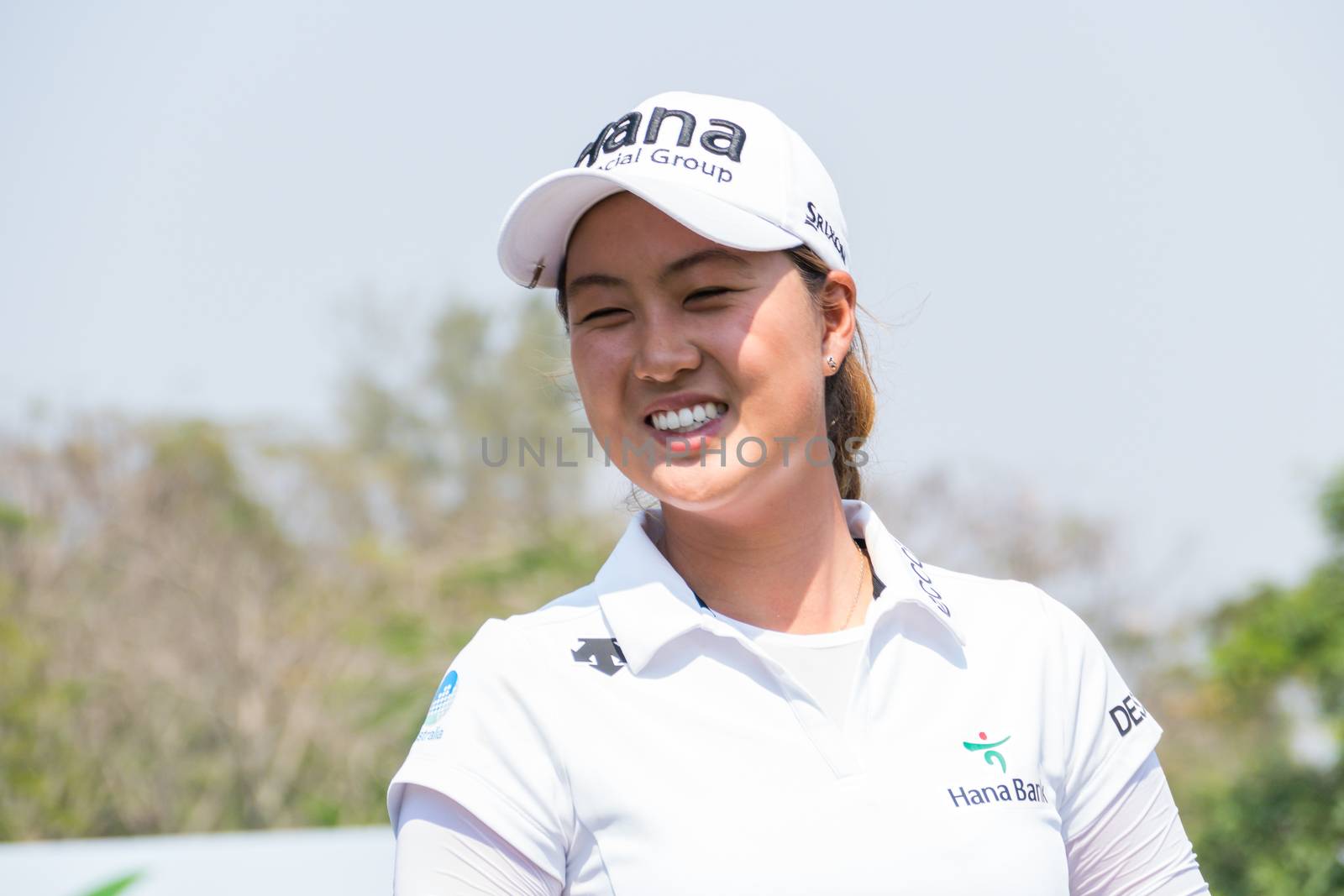 Ha Na Jang of South Korea in Honda LPGA Thailand 2016  by chatchai