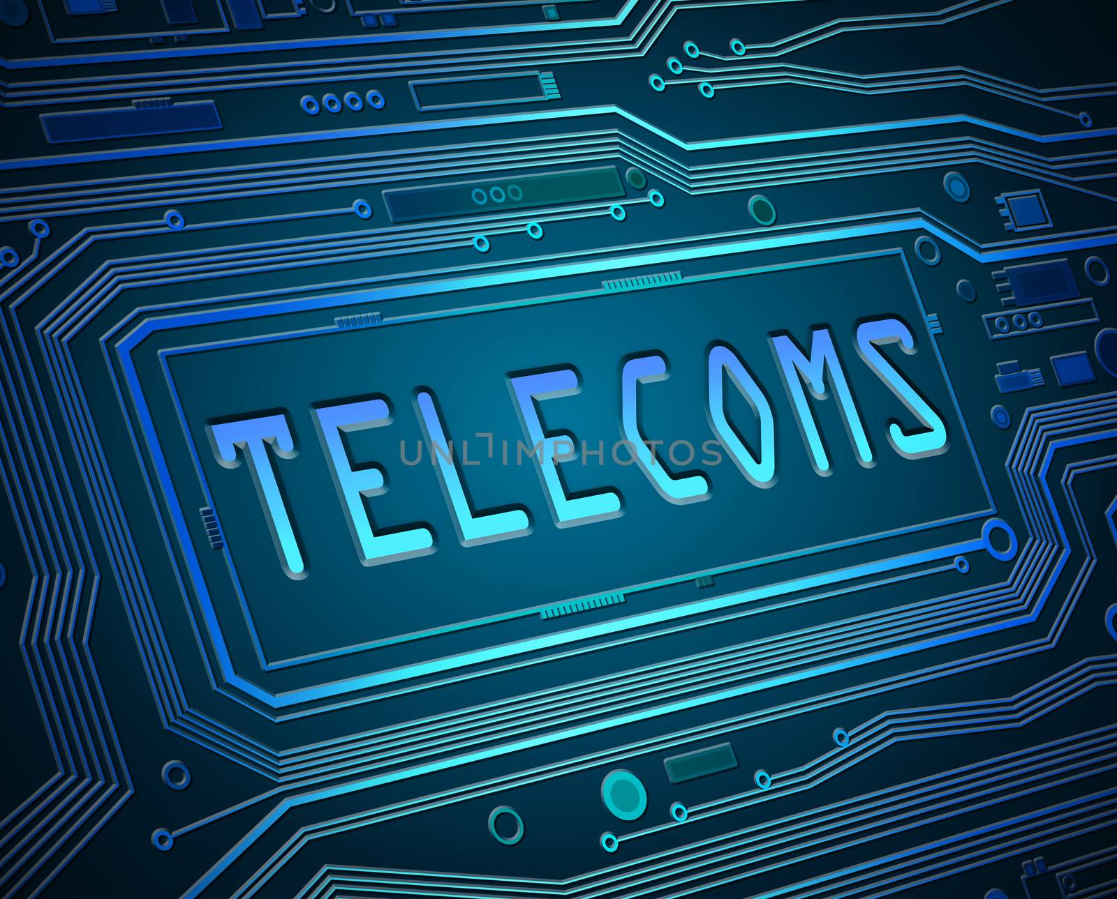 Abstract telecoms concept. by 72soul