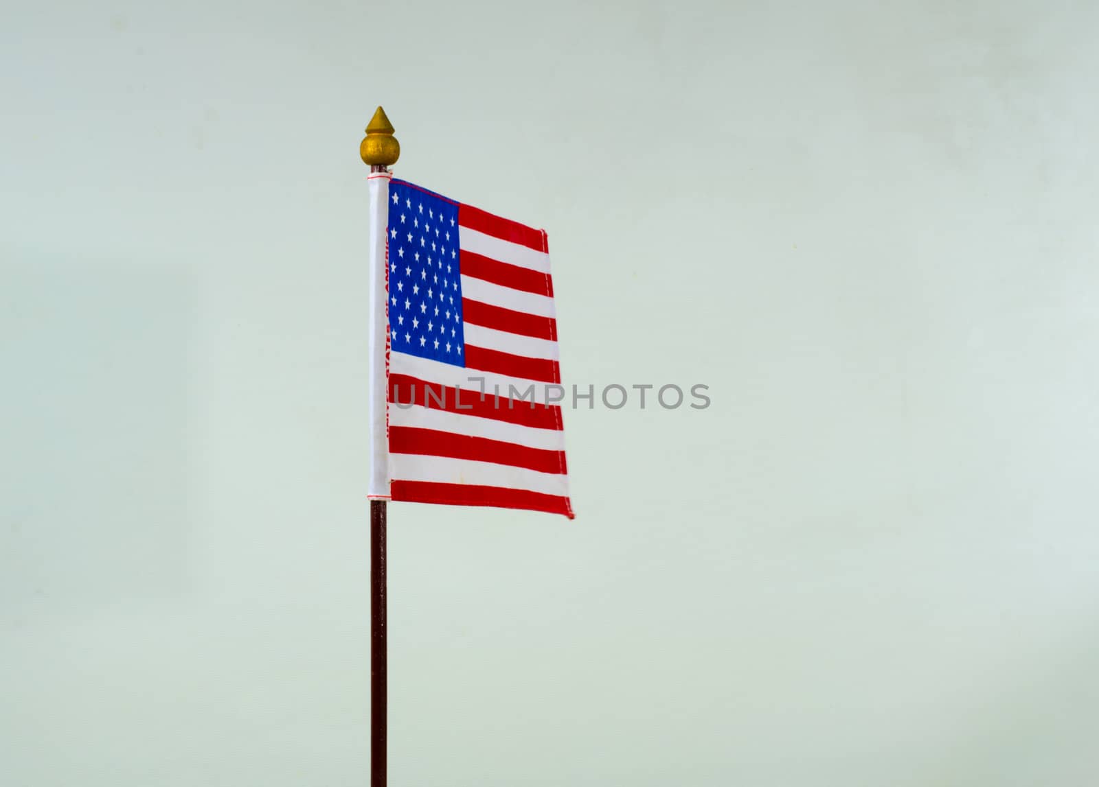 USA flag
 small  Isolated on white background. by metal22