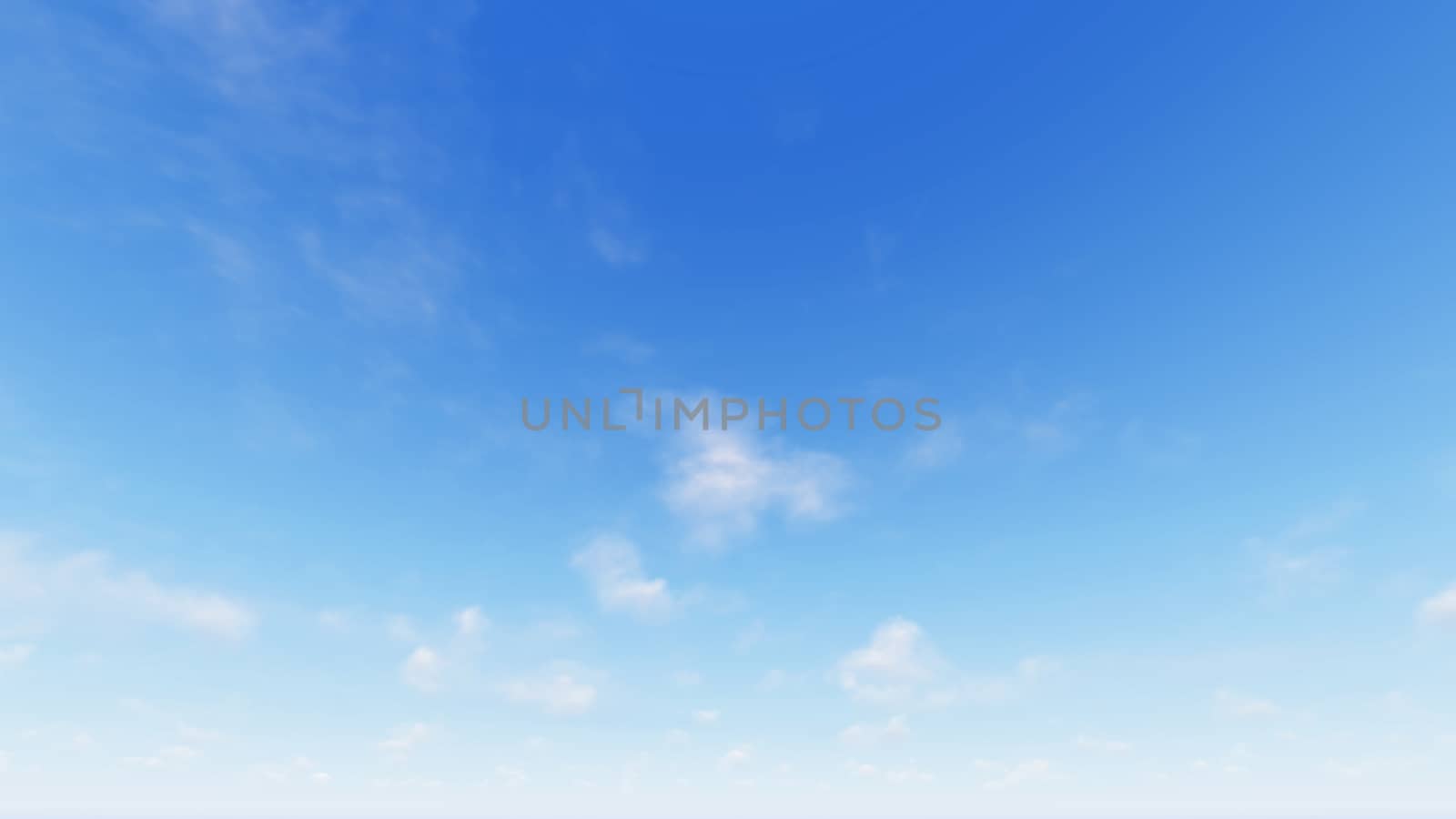 Cloudy blue sky abstract background, blue sky background with tiny clouds, 3d rendering

