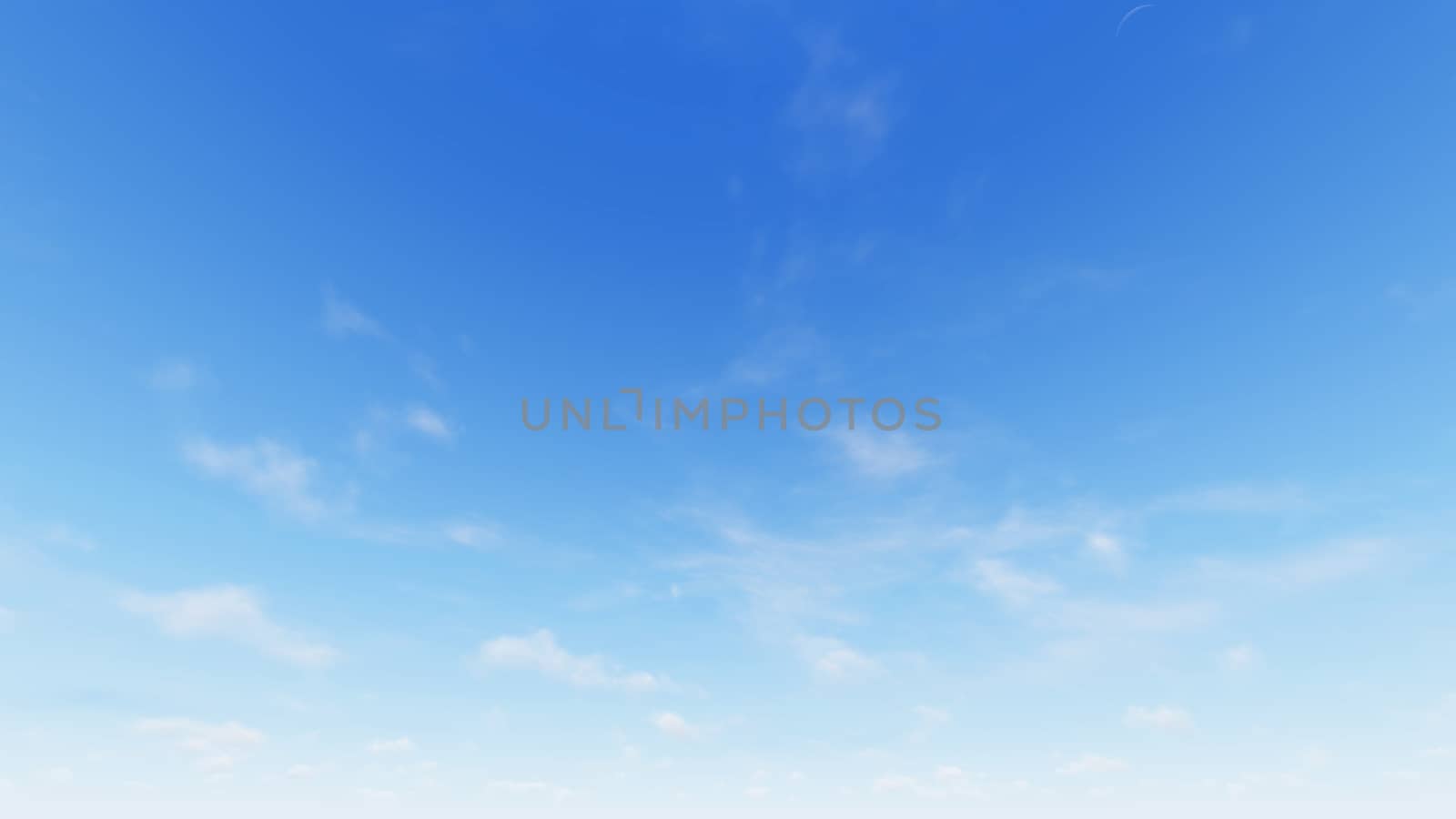 Cloudy blue sky abstract background, blue sky background with tiny clouds, 3d rendering

