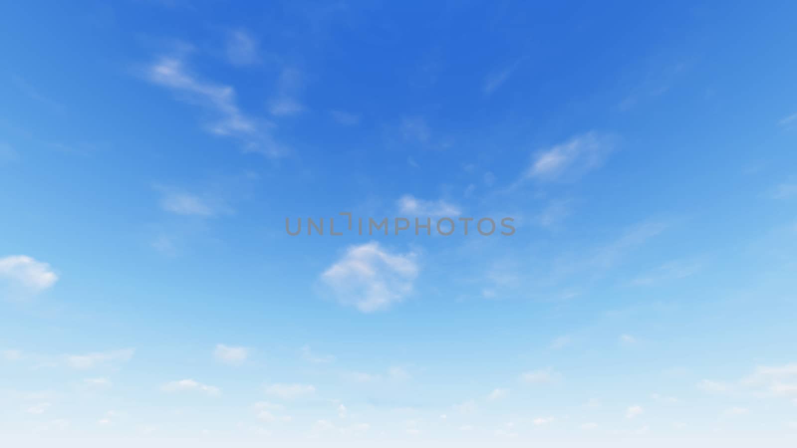 Cloudy blue sky abstract background, blue sky background with tiny clouds, 3d rendering

