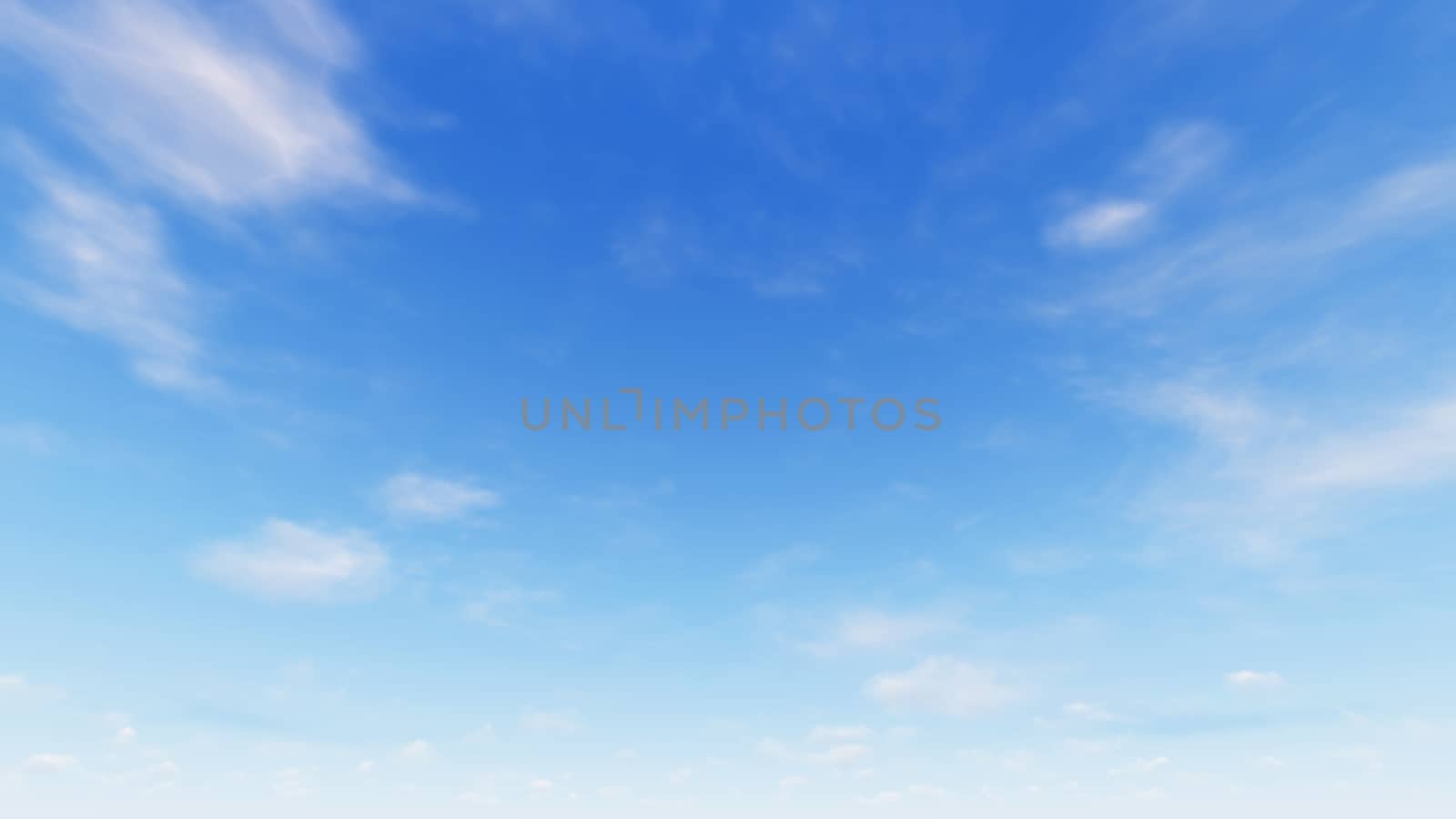 Cloudy blue sky abstract background, blue sky background with tiny clouds, 3d rendering

