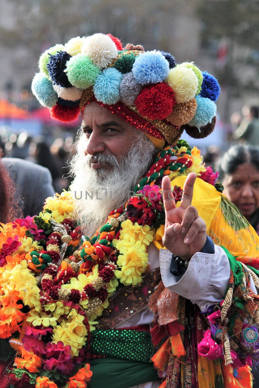 London, UK. 16th October, 2016. The Mayor of London Festival Of Dewali performers and scenes at Trafalgar Square