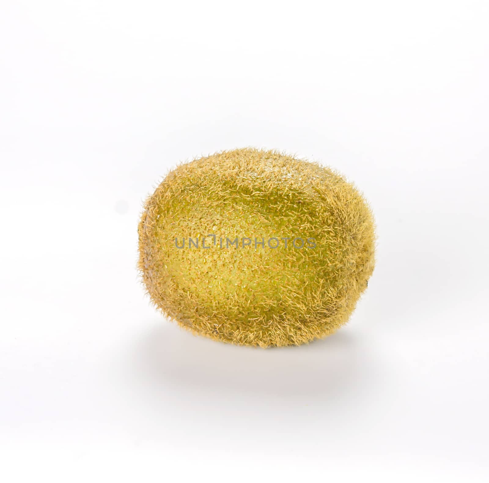 delicious whole kiwi fruit on white background