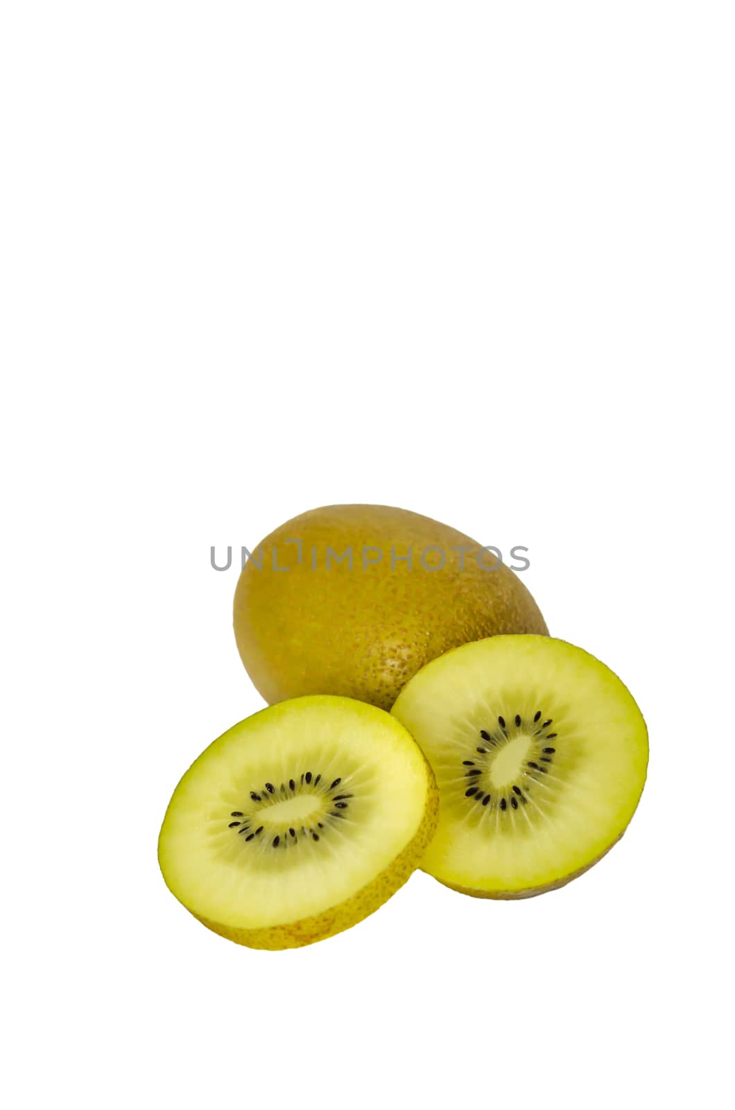 whole kiwi fruit and half  by rakratchada