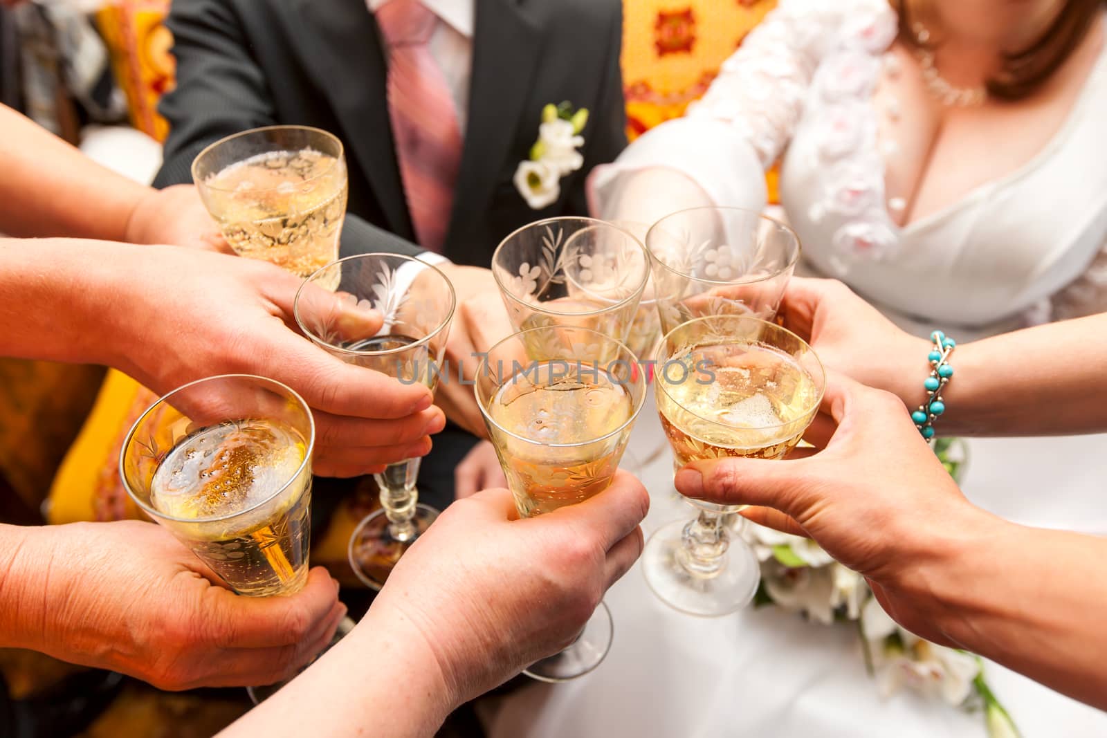 Bridal reception toast by olga_sweet