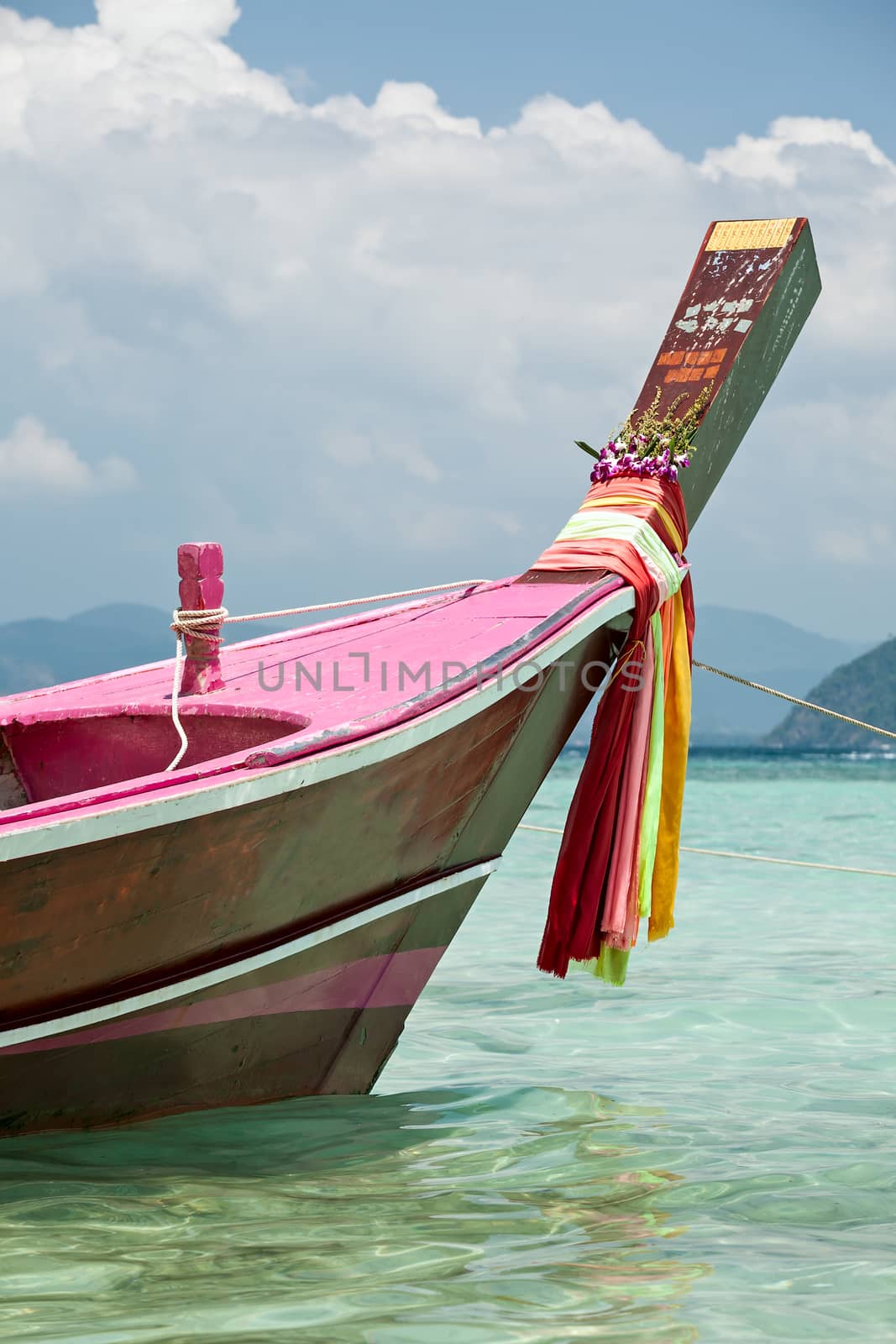 Bow of a Thai boat