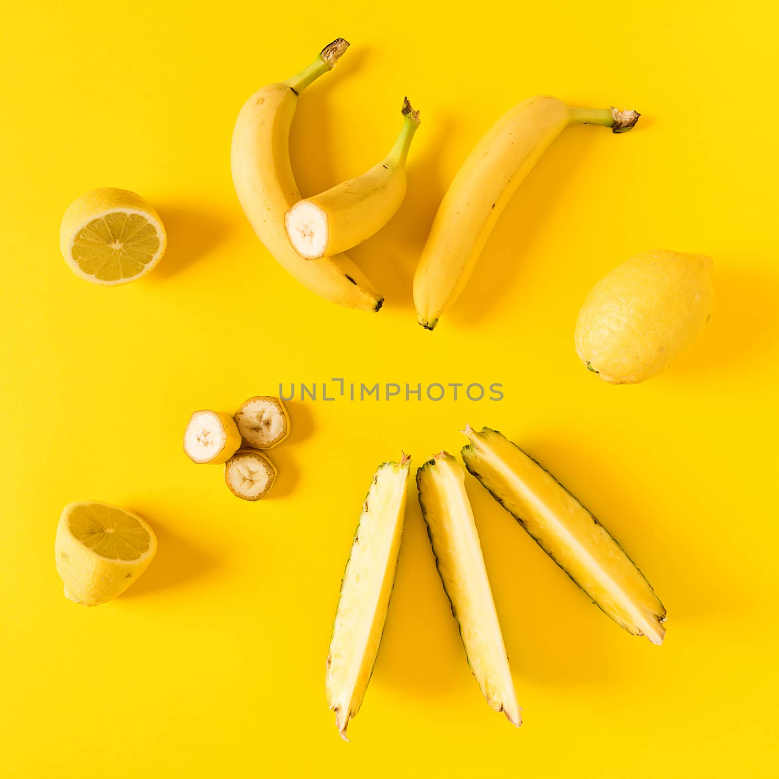 Fresh yellow toned fruits by LuigiMorbidelli
