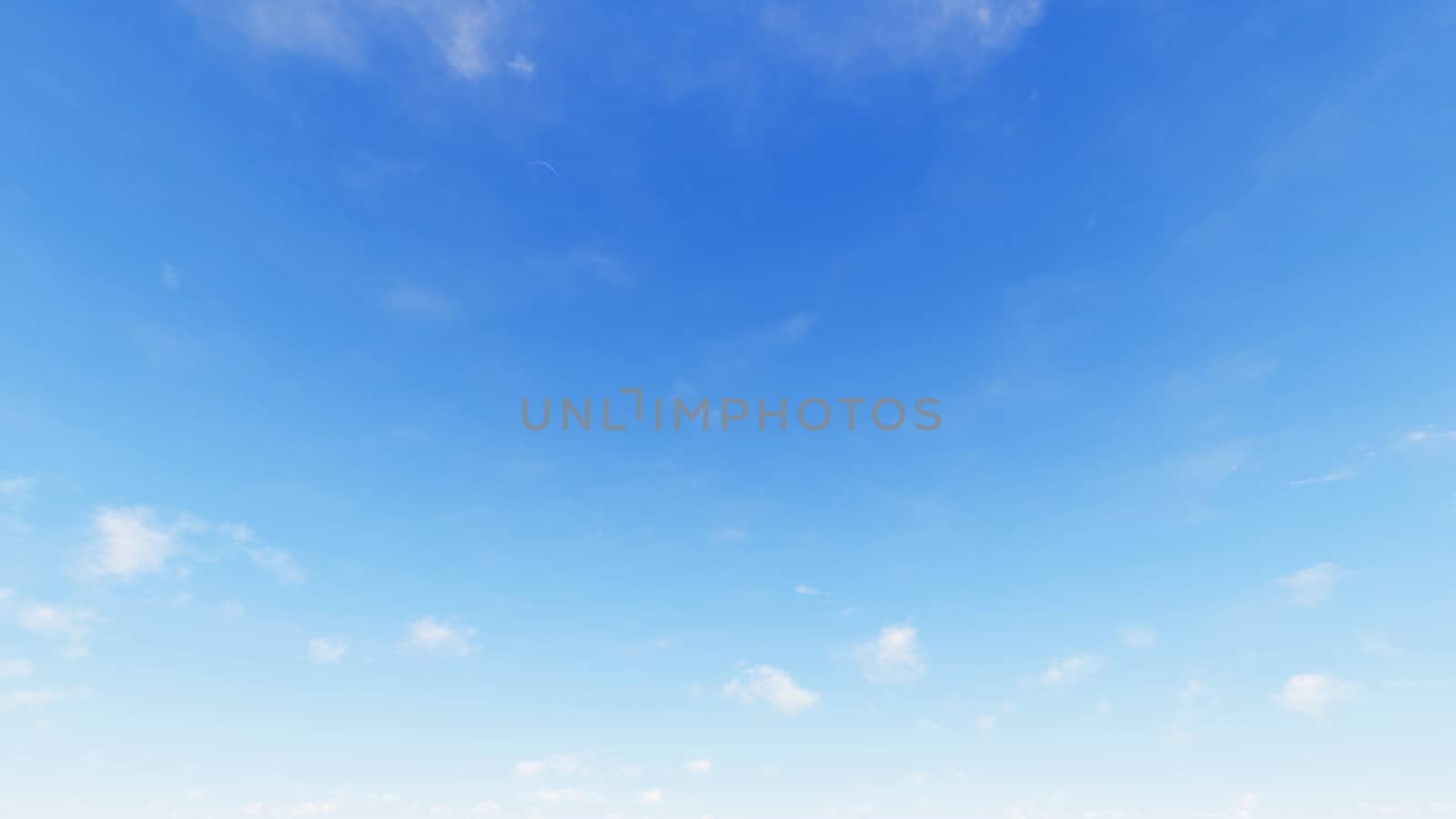 Cloudy blue sky abstract background, blue sky background with tiny clouds, 3d rendering

