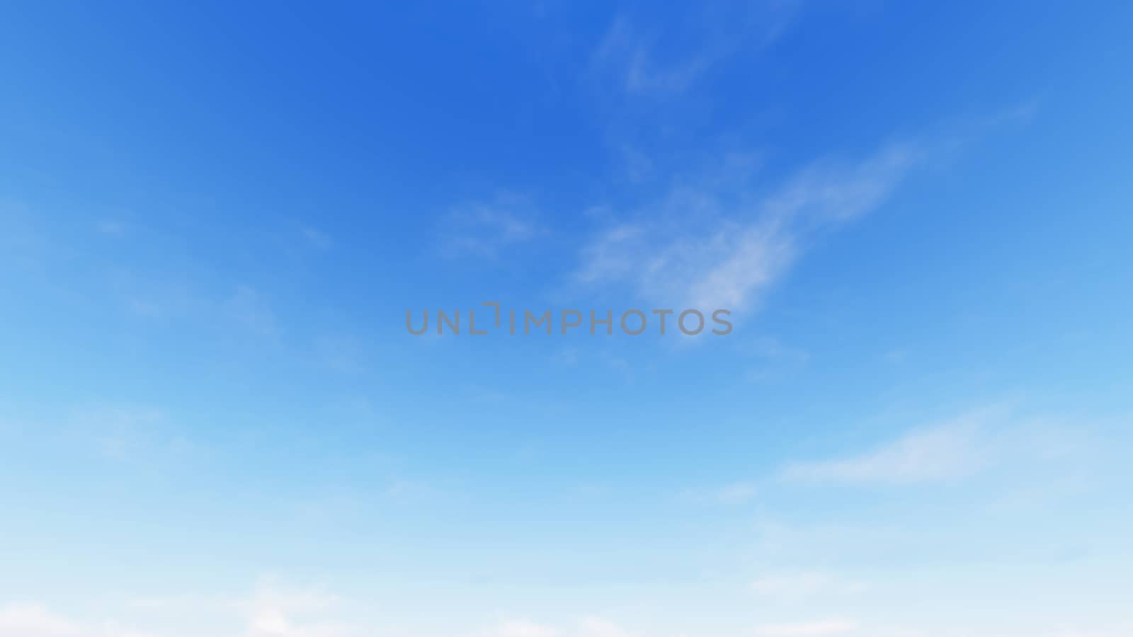 Cloudy blue sky abstract background, blue sky background with tiny clouds, 3d rendering

