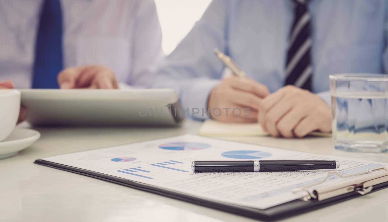 businessman meeting at office for planning, risk and strategy in business.