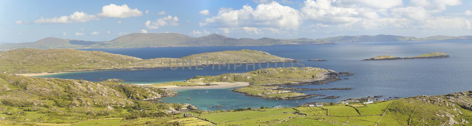 Ireland panorama summer time