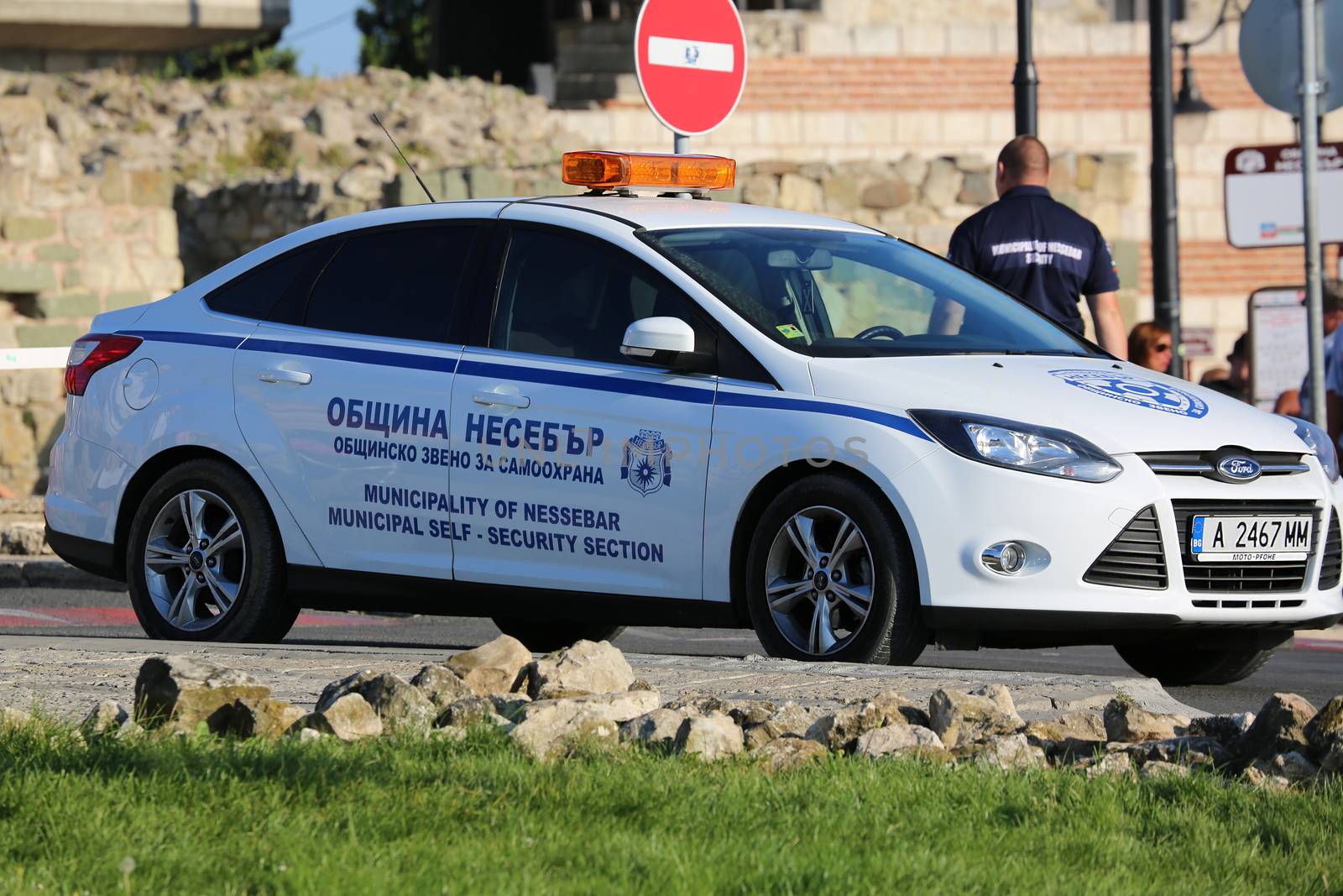 Bulgarian Police Car in Nessebar, Bulgaria by bensib