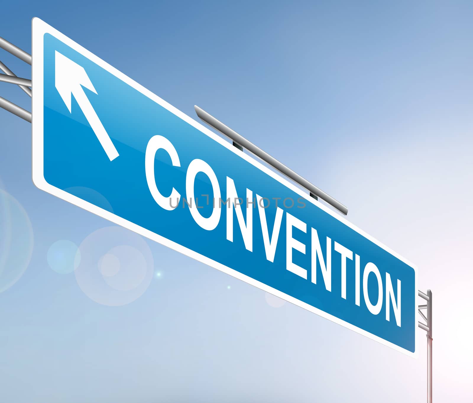 Convention sign concept. by 72soul