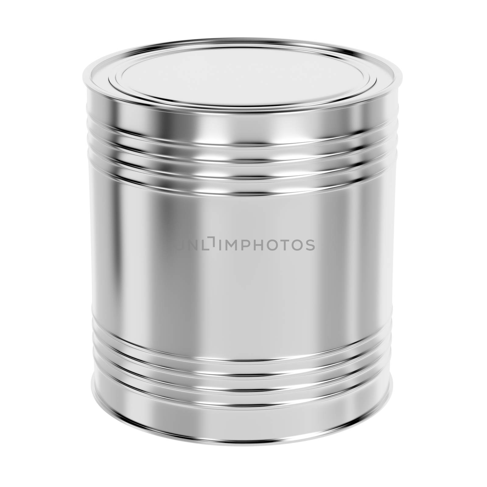 Tin can isolated on white by magraphics