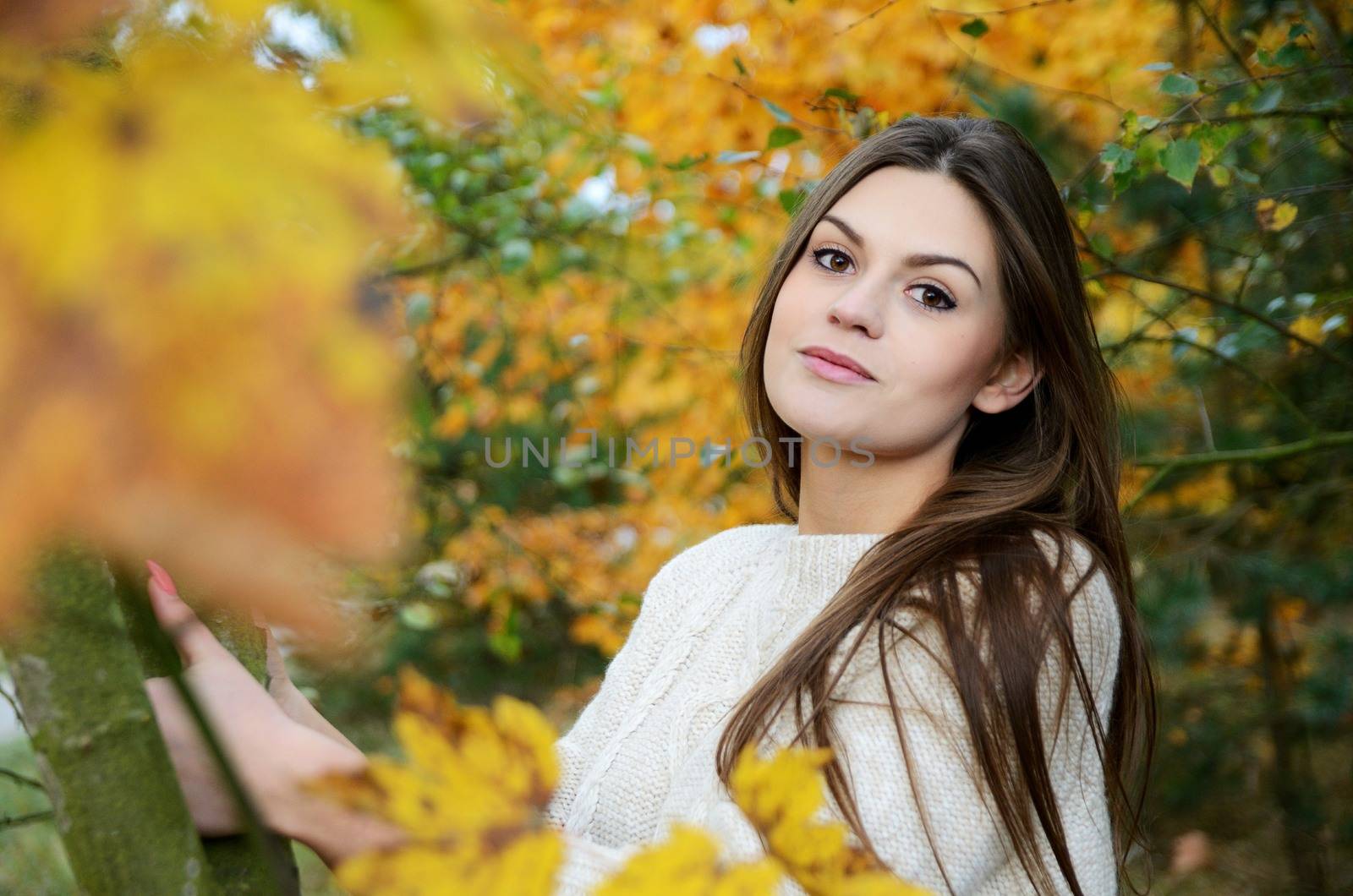 Autumn portrait by bartekchiny