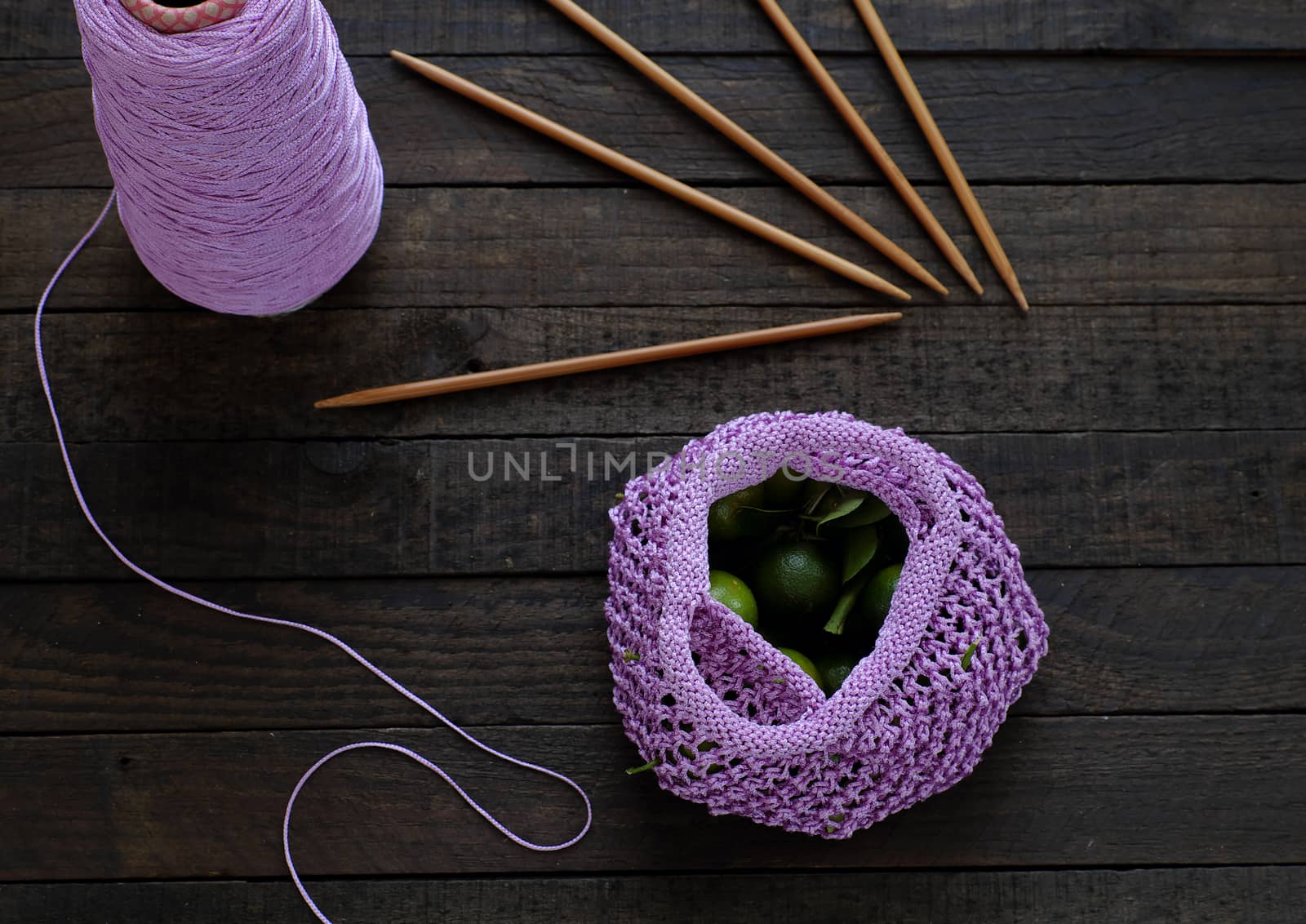 knit handmade handbag by xuanhuongho