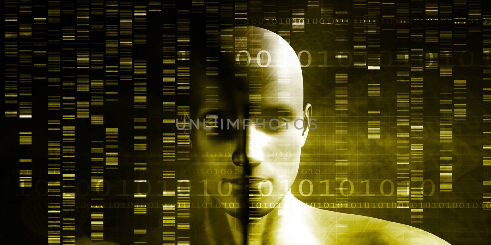 Genetic Engineering Science Research and Development Concept