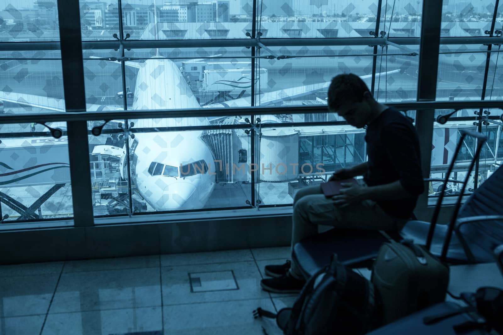 People in the airport