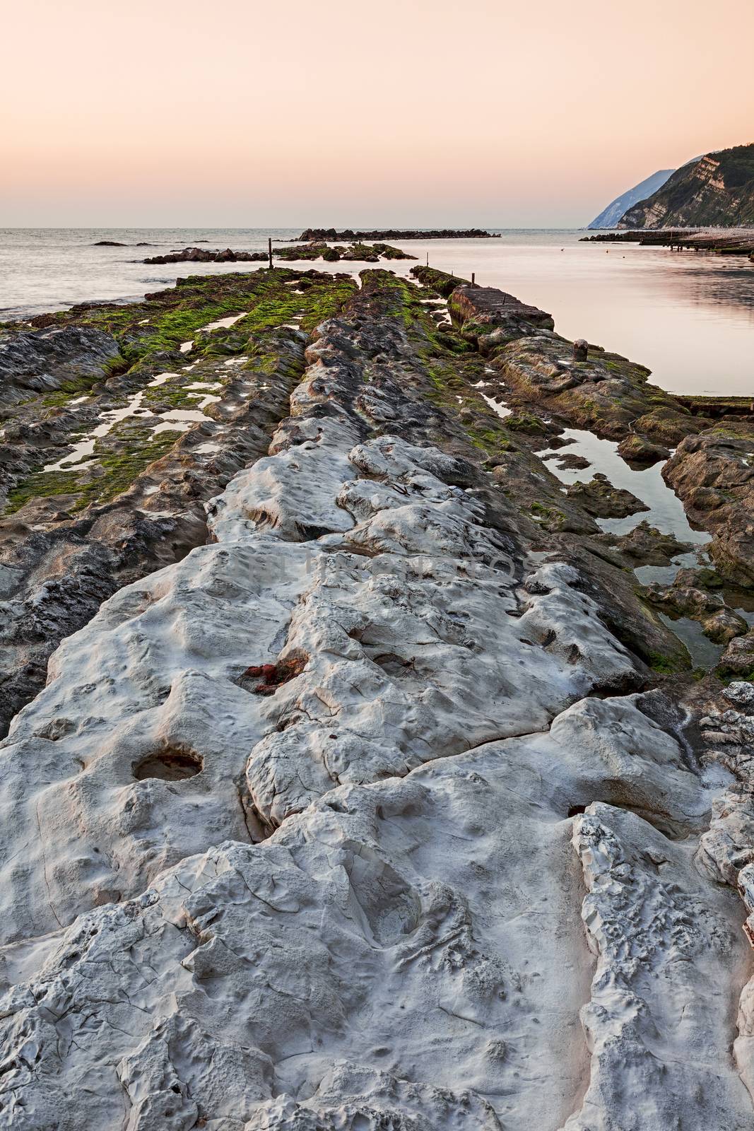 The passetto rocks, Ancona, Italy by LuigiMorbidelli
