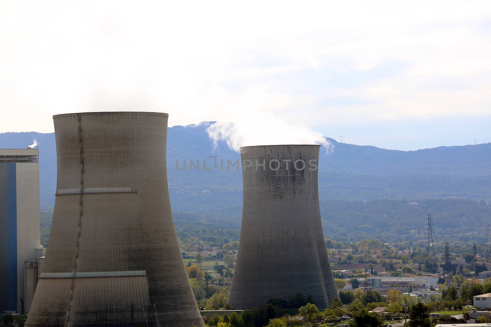 Smocking Smokestacks From the Brown Coal Power Station in France